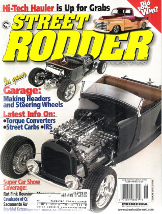 STREET RODDER 2000 JUNE - DEMON CARBS, CHOP-A-32 5 WINDOW, BANJO STEERING